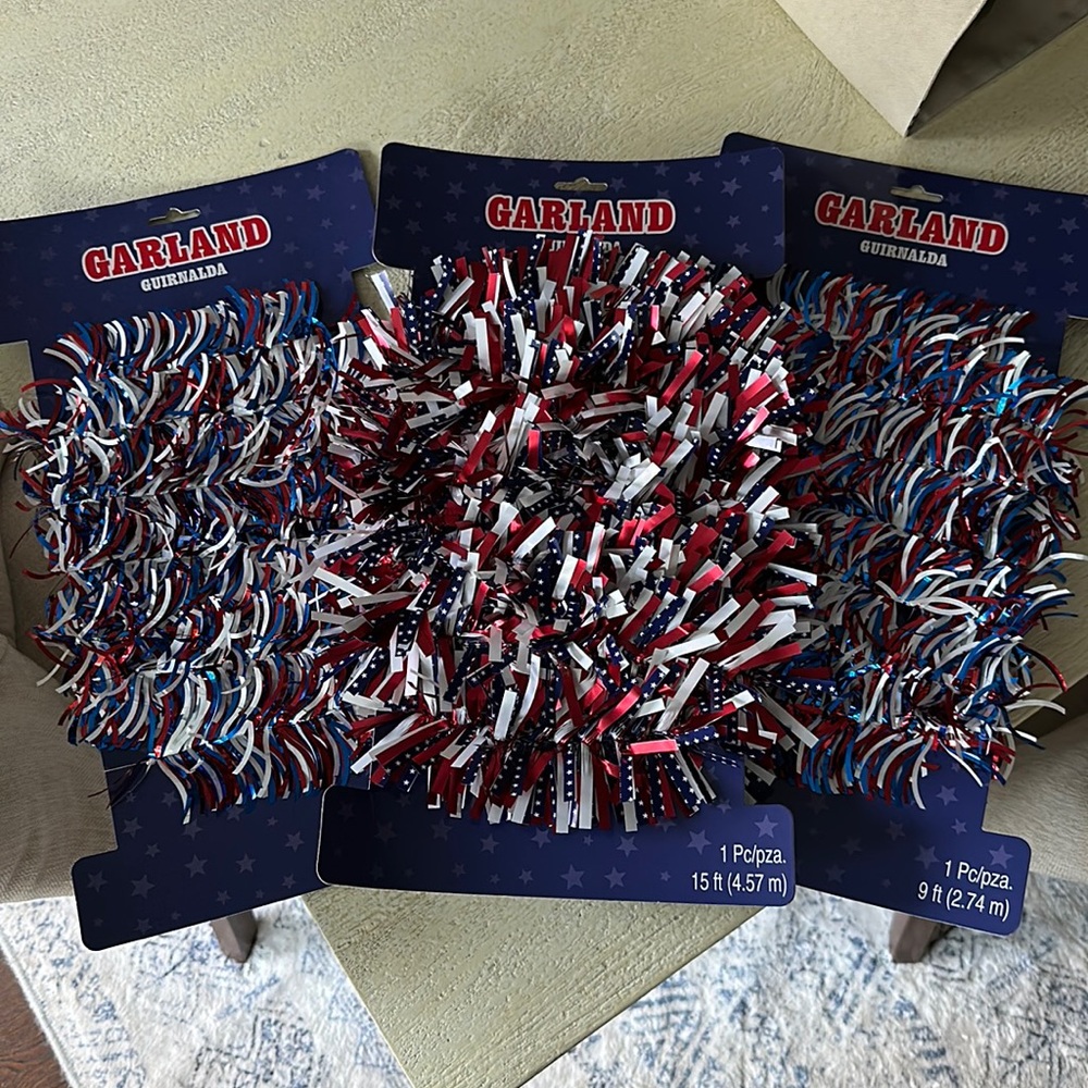 Memorial Day/ Fourth of July garland